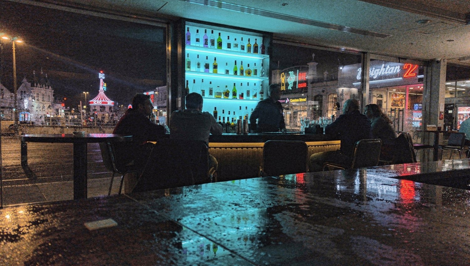 Late-night bar